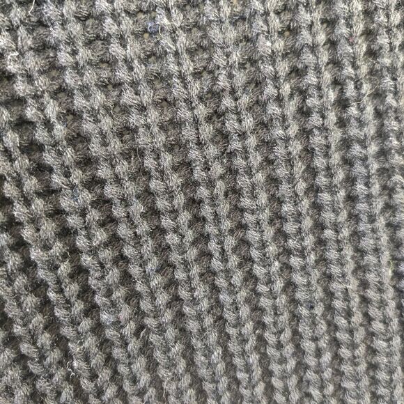 Nwt free Generation Sweater Sz S Fringe Sleeve Color Block Blue Black New - Picture 9 of 14